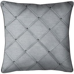 Intimates Natasha Black and Silver Filled Cushion 2 Pack