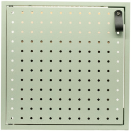 Homebase 33.4cm 2 Pack Green Cube Storage Door with Metal Pegboard - thumbnail 4