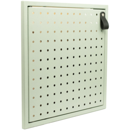 Homebase 33.4cm 2 Pack Green Cube Storage Door with Metal Pegboard - thumbnail 3