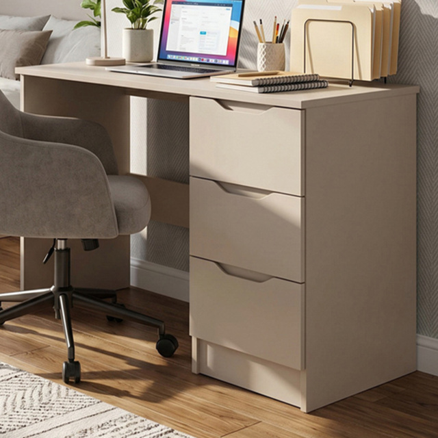 FWStyle Luno Putty 3 Drawer Vanity Dressing Table