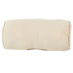 My Home Natural Velvet Bolster Cushion 20 x 46cm - thumbnail 3