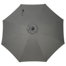 Royalcraft Grey Crank and Tilt LED Parasol 2.7m - thumbnail 4