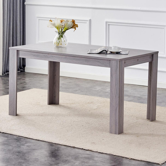 Kosy Koala 6 Seater Grey Wooden Dining Table - image 1