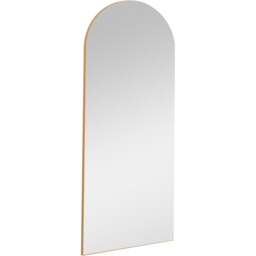 Yearn Gold Arched Full Length Wall Mirror 170 x 70cm - thumbnail 1