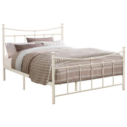 Emily Small Double Cream Bed Frame - thumbnail 2