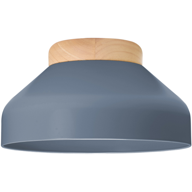 Happy Homewares Scandinavian Design Charcoal Grey Semi Flush Ceiling Light - image 1