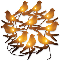 Gardenkraft Solar Acrylic Birds String Lights 10 Pack - thumbnail 2