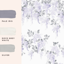 Laura Ashley Mirabelle Pale Amethyst Mural - thumbnail 3