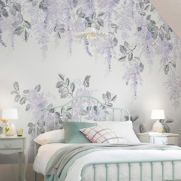 Laura Ashley Mirabelle Pale Amethyst Mural