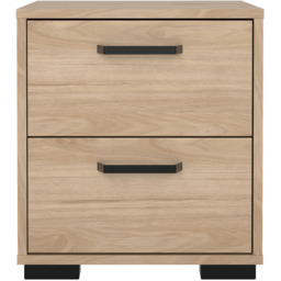 Furniture To Go Sofia Jackson Hickory 2 Drawer Nightstand - thumbnail 2