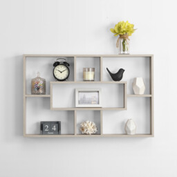 Latitude Multi Section Shelf - Oak - thumbnail 2