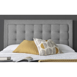 Brandon Double Grey Fabric Ottoman Bed - thumbnail 3