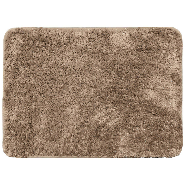 Allure Bath Fashions Mocha Non Slip Sparkle Bling Bath Mat 40 x 60cm - image 1