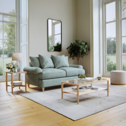 Clara Faro 10 Blue 2 Seater Medium Agmamito Sofa - thumbnail 3