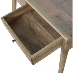 Artisan Furniture Hallway Oak 2 Drawer Mango Wood Console Table - thumbnail 4