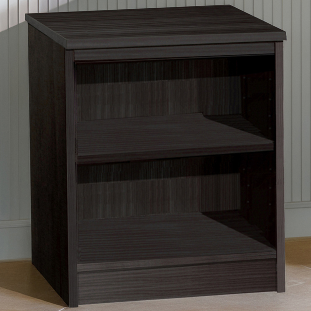 R White Cabinets Black 2 Shelf Bookcase - image 1