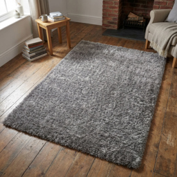 Soft Sumptuous Silver Rug 120 x 170cm - thumbnail 4