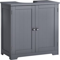 Bath Vida Priano 2 Door Grey Under Sink Bathroom Cabinet - thumbnail 2