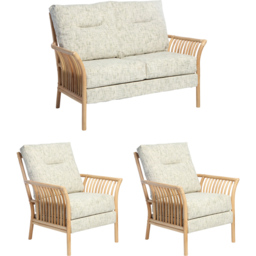 Desser Solo 4 Seater Natural Rattan Apple Crumble Sofa Set - thumbnail 2