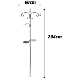 Marco Paul Wild Bird Feeding Station with 3 Arms - thumbnail 4