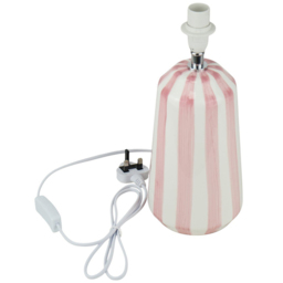 Sophie Stripe Table Lamp Pink - thumbnail 4