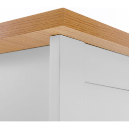 Kosy Koala 2 Drawer White Wooden Bedside Table - thumbnail 3