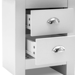 Kosy Koala 2 Drawer White Wooden Bedside Table - thumbnail 4