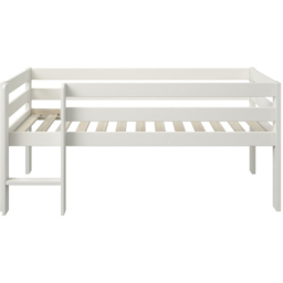 Noomi Shorty White Mid Sleeper Kids Bed - thumbnail 3