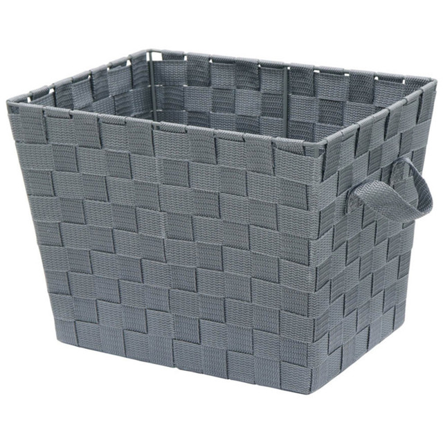 JVL 16L Vichy Rectangular Nylon Storage Basket - image 1