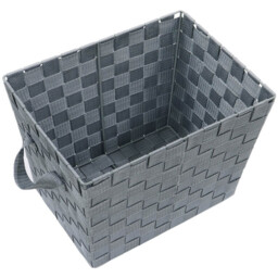 JVL 16L Vichy Rectangular Nylon Storage Basket - thumbnail 3
