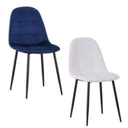 Ziva Navy Cream Pair Of Chairs