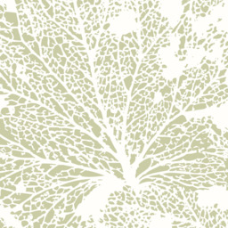 Origin Murals Skeleton Leaf Green Wall Mural - thumbnail 2