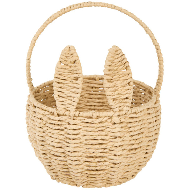 Seagrass Bunny Ear Basket - Brown - image 1