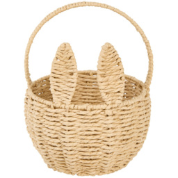 Seagrass Bunny Ear Basket - Brown - thumbnail 1