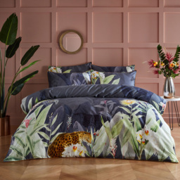 Paoletti Artemis Double Multicolour Botanical Duvet Cover Set - thumbnail 1