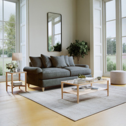 Clara Faro 17 Grey 2 Seater Large Agmamito Sofa - thumbnail 3