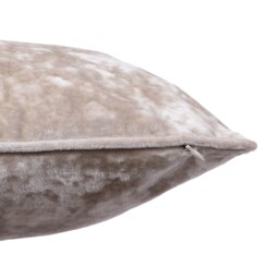 Large Crushed Velvet Cushion - Champagne - 58x58cm - thumbnail 3