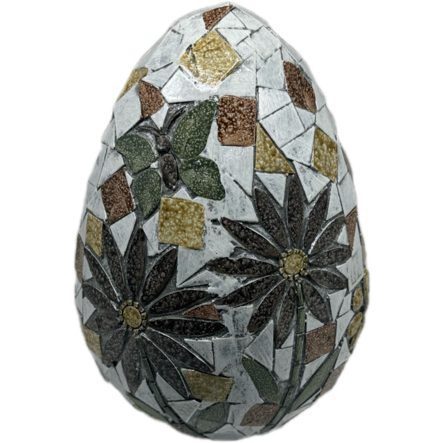 Multicolour Mosaic Egg Decoration