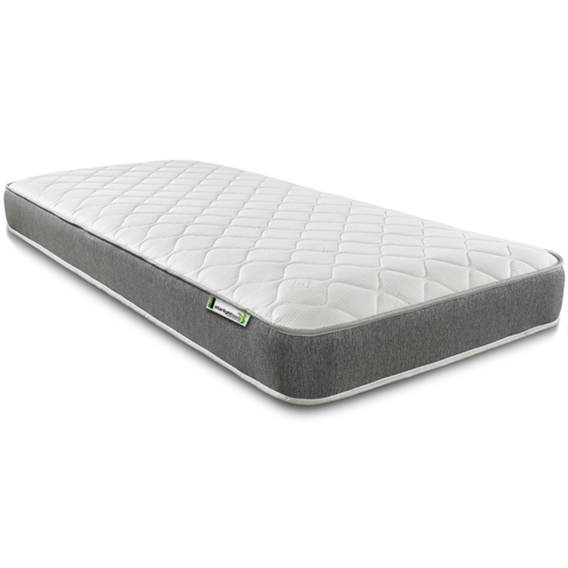Starlight Beds Wellington Single Grey Open Coil Memory Foam Spring Mattress - image 1