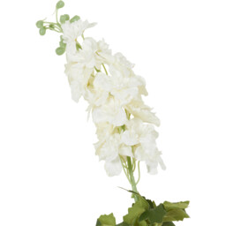 White Delphinium Single Stem Artificial Flower - thumbnail 3