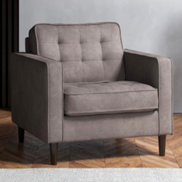 Milo Enjoy Pewter Armchair