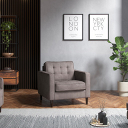 Milo Enjoy Pewter Armchair - thumbnail 3
