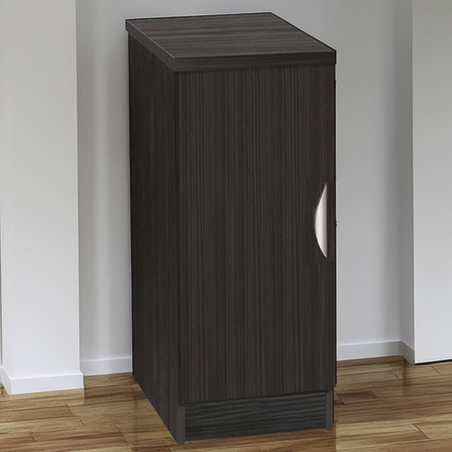 R White Cabinets Single Door Black Desk Height Cupboard - image 1