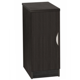 R White Cabinets Single Door Black Desk Height Cupboard - thumbnail 2