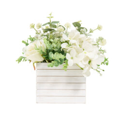 White Rose & Hydrangea Floral Box2 - thumbnail 3