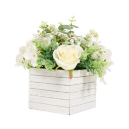 White Rose & Hydrangea Floral Box2 - thumbnail 2