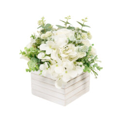 White Rose & Hydrangea Floral Box2 - thumbnail 4