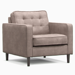 Eden Pewter Chenille 4 Seater Sofa Suite - thumbnail 4