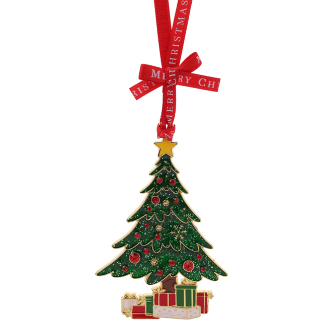 The Seasonal Gift Co Regal Tidings Christmas Tree Collectable Tree Decoration 18cm - image 1