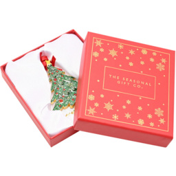 The Seasonal Gift Co Regal Tidings Christmas Tree Collectable Tree Decoration 18cm - thumbnail 3